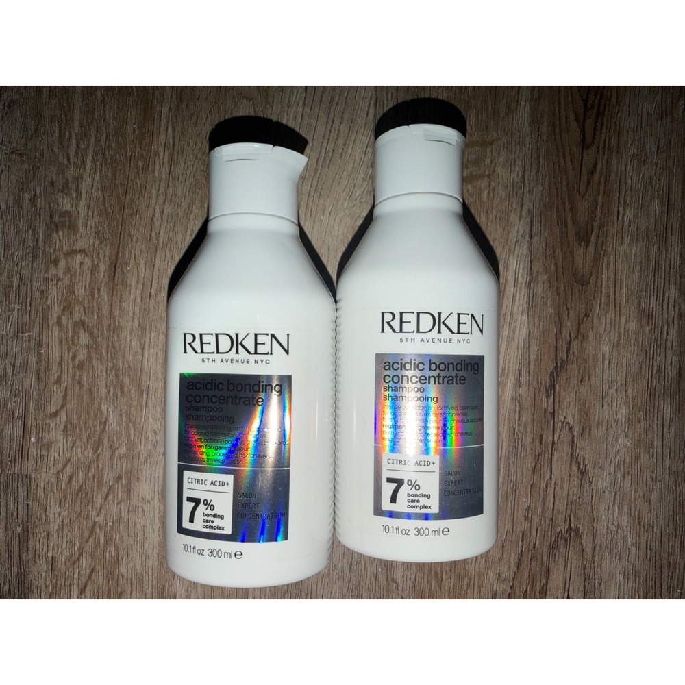 Redken Acidic Bonding Concentrate Shampoo 2 Pack Set hair care 7% Complex